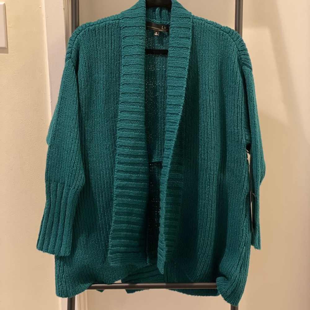 NWT!! Liv by habitat Teal Cardigan.